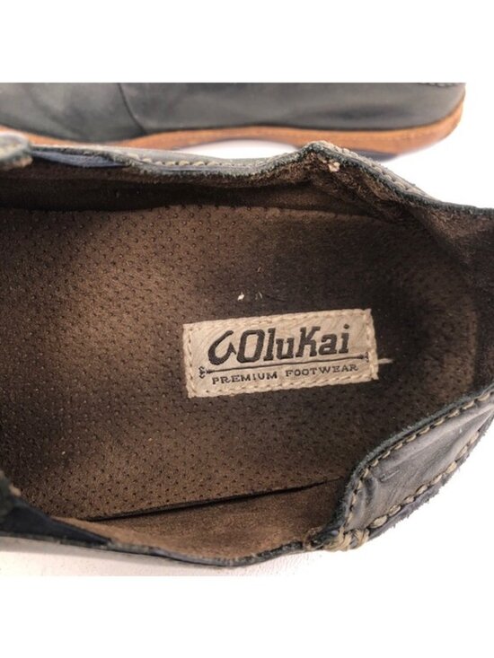 OluKai Moloā Leather Drop Heel Casual Shoes 8.5 main image 8
